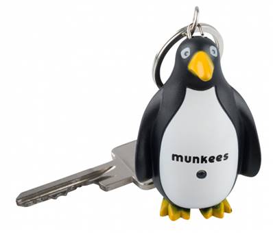 Porte clés Pingouin LED