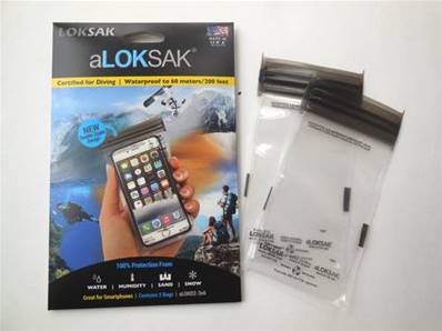 aLoksak set de 2 pièces - 8.58 x 16.2 cm Iphone