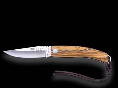 Couteau bois Olivier lame 7.5 cm