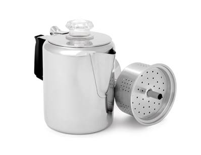 Glacier Stainless 6 Cup Perc - Percolateur inox 6 tasses