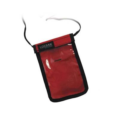 SPLASHSAK rouge - étui portable avec 2 Loksak 3x6