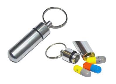 Porte-clés Capsule Etanche