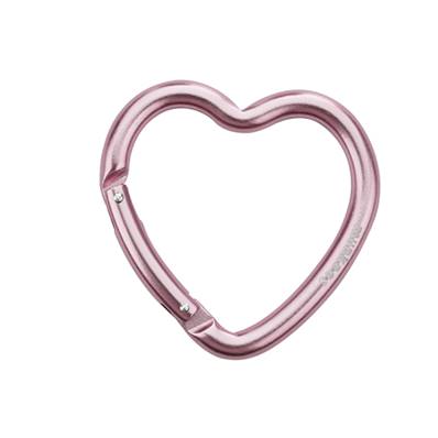 Mousqueton Coeur - Rose