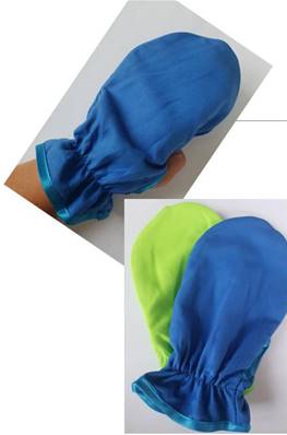 Gant de toilette microfibre - Lot de 2