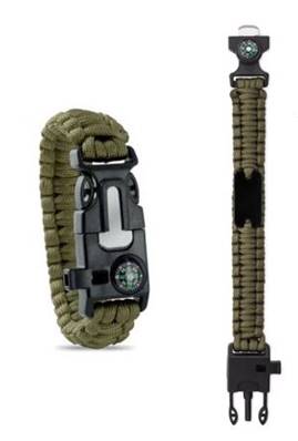 Bracelet Survival Kaki