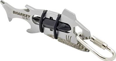 Sharkey - Porte-clé multifonction, 6 tournevis