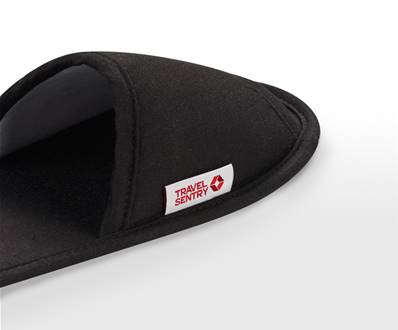Chaussons de voyage pliables Noir