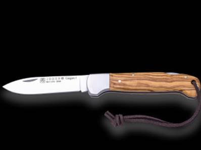 Couteau bois olivier lame 8.5 cm