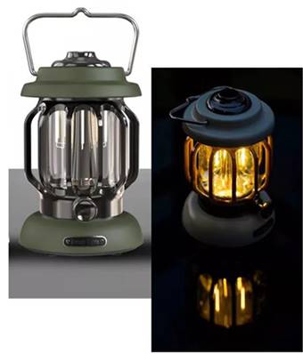 Lanterne de camping Retro rechargeable