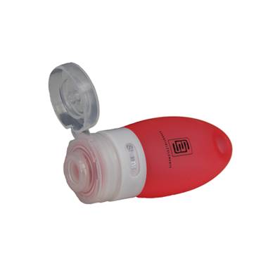 Bouteille en silicone 37 ml / Squeeze+Go - Rouge