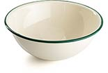 Deluxe Enamelware bowl cream