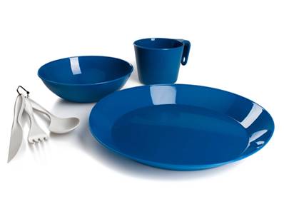 Cascadian 1 Person Table Set Blue – Kit Vaisselle Complet 1 Personne Bleu