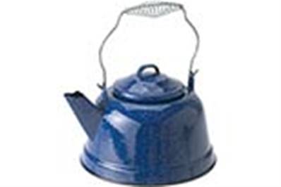 Tea Kettle Blue