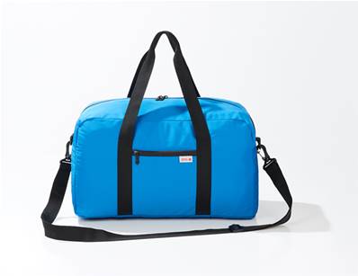 Sac weekend pliable Bleu