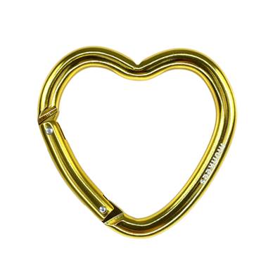 Mousqueton Coeur - or