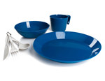 Cascadian 1 Person Table Set Blue – Kit Vaisselle Complet 1 Personne Bleu
