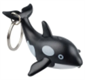Z - Porte clés Baleine noire LED