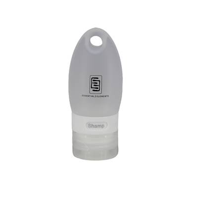 Bouteille en silicone 37 ml / Squeeze+Go - Blanc