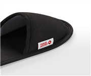 Chaussons de voyage pliables Noir