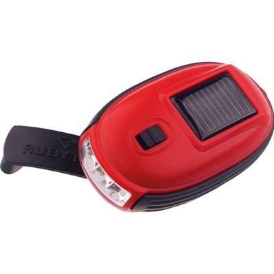 Lampe KAO XL solaire et dynamo Rouge