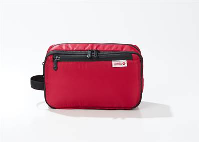 Trousse de toilette petits trajets Rouge